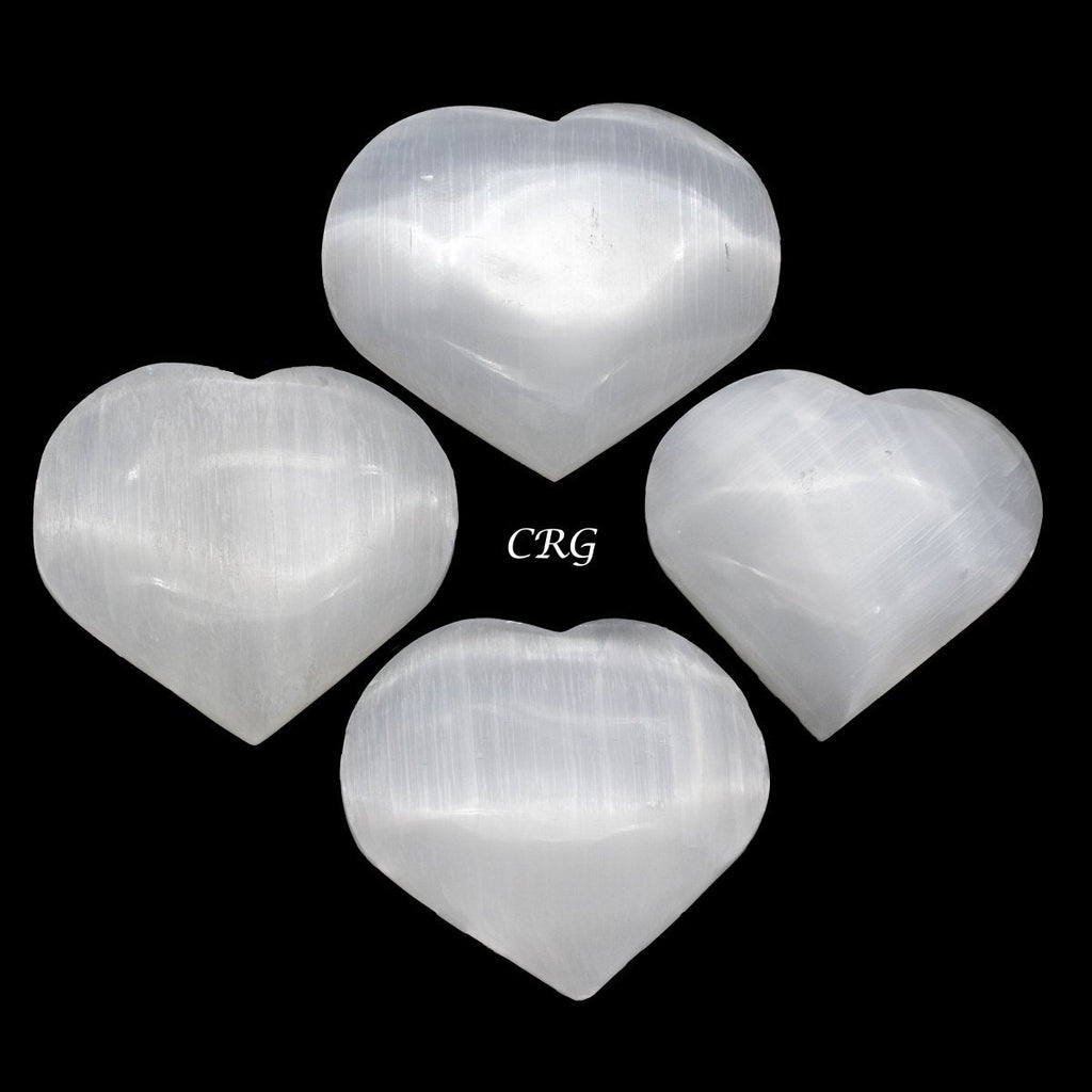 Selenite Heart 10cm (1 Piece)
