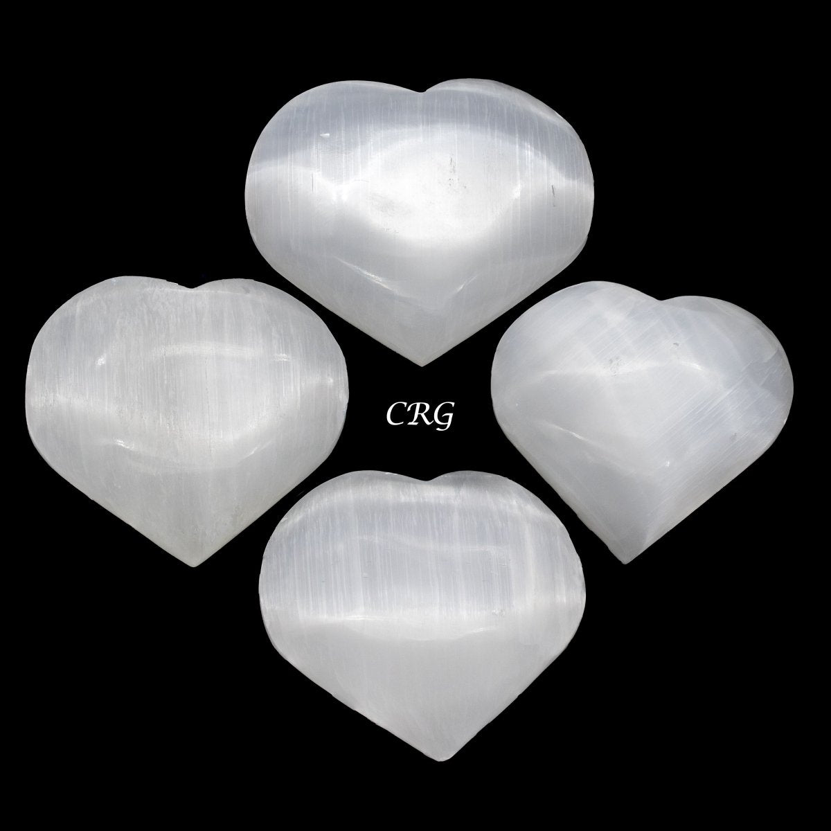 Selenite Heart 10cm (1 Piece)