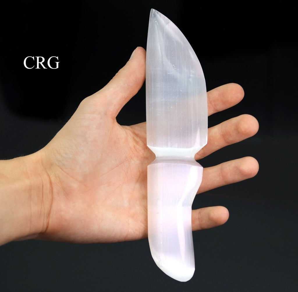 QTY 1 - Selenite Knife / 7-9" AVG
