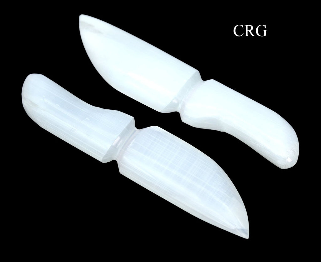 QTY 1 - Selenite Knife / 7-9" AVG