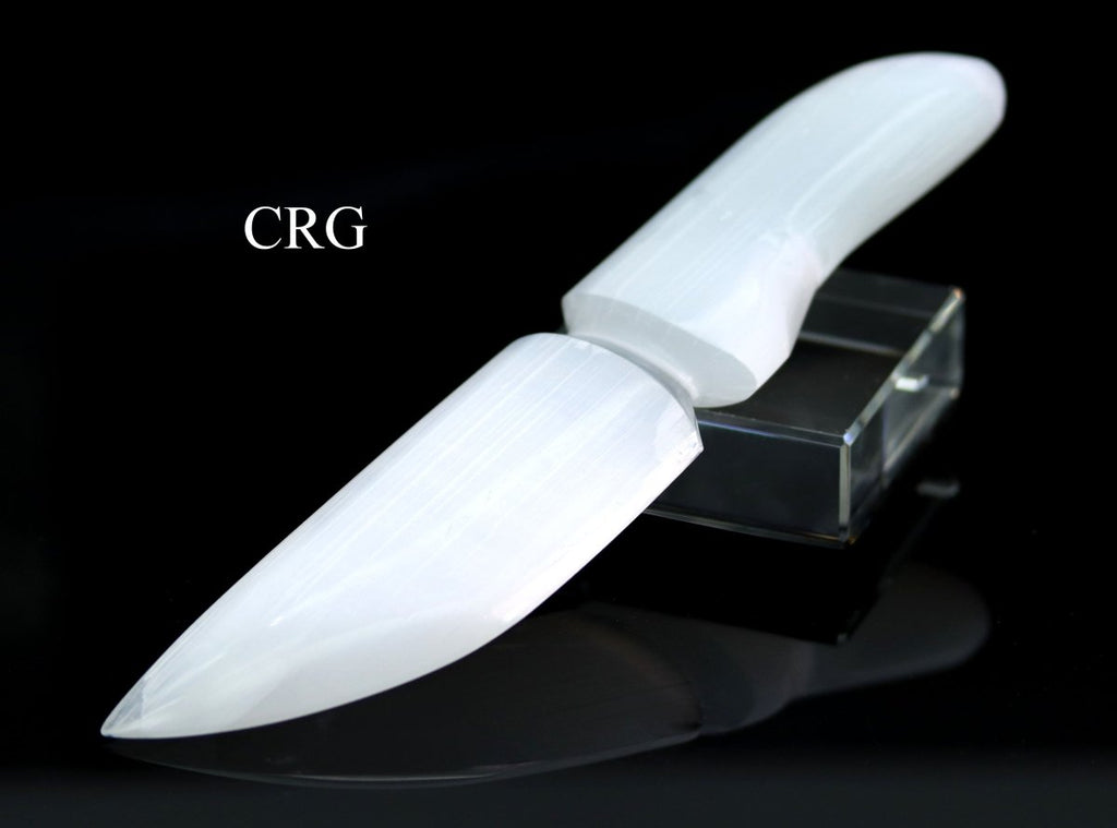 QTY 1 - Selenite Knife / 7-9" AVG