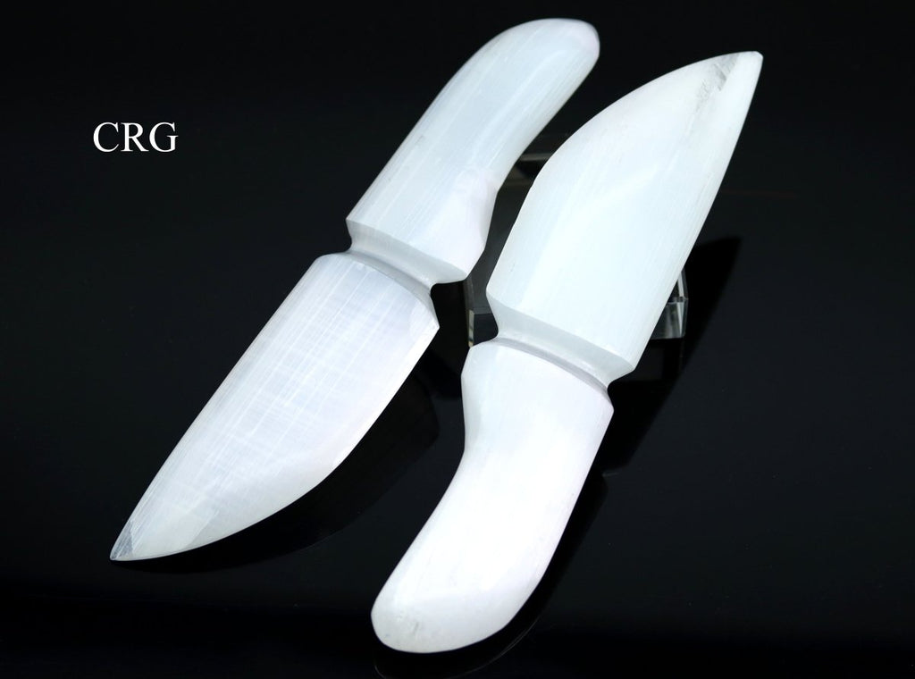 QTY 1 - Selenite Knife / 7-9" AVG