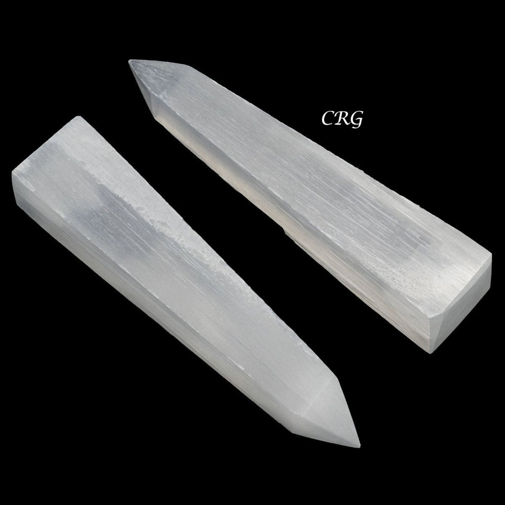 Selenite Obelisk Tower 4 to 5 Inches (1 Piece)
