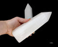 QTY 1 - Selenite Obelisk Tower / 5.5 -6" AVG