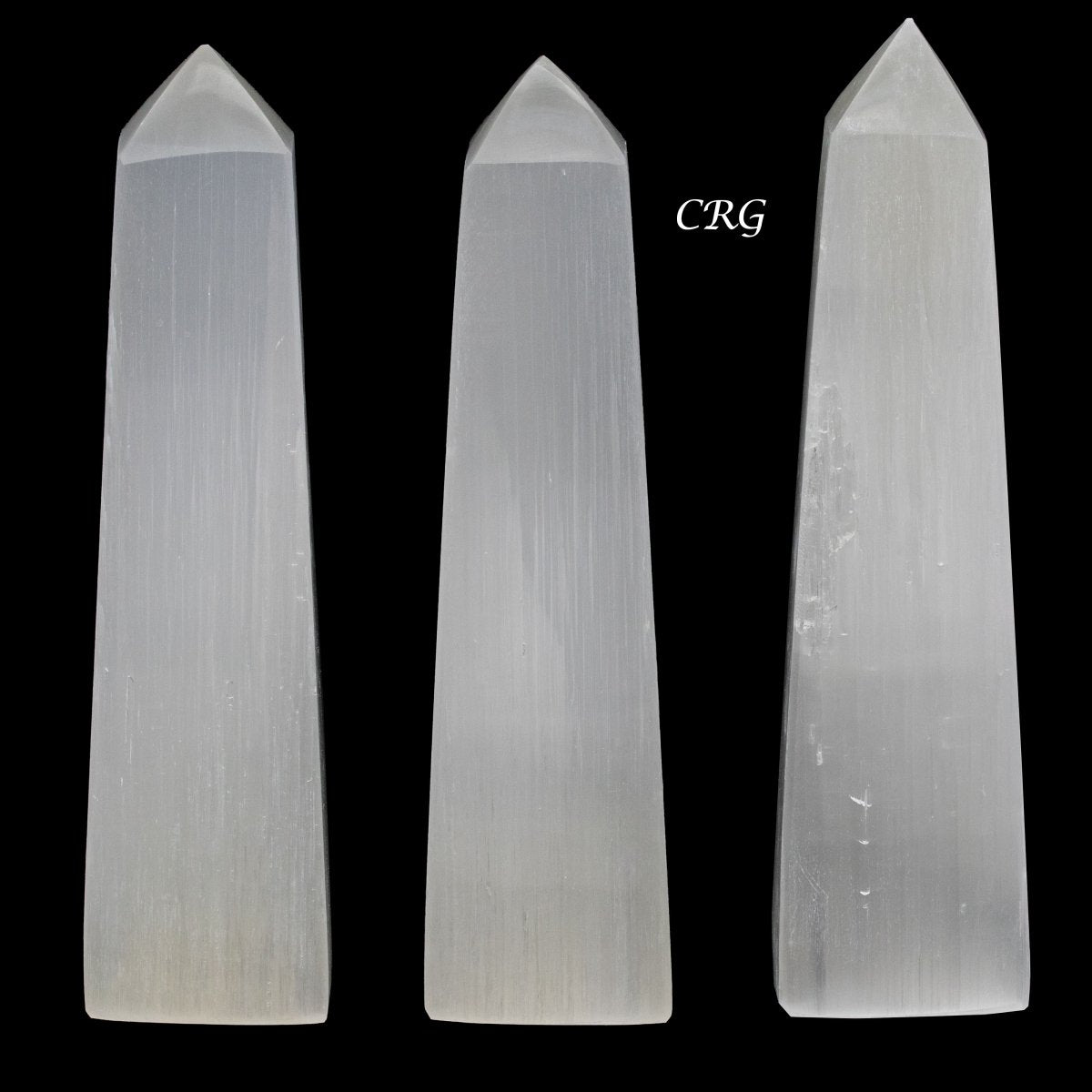 Selenite Obelisk Tower 7 to 7.5 Inches (1 Piece)
