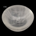 QTY 1 - Selenite Round Bowl / 10cm AVG