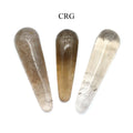 QTY 1 - Smoky Quartz Mini Massage Wand / 2.5"-3.5" AVG