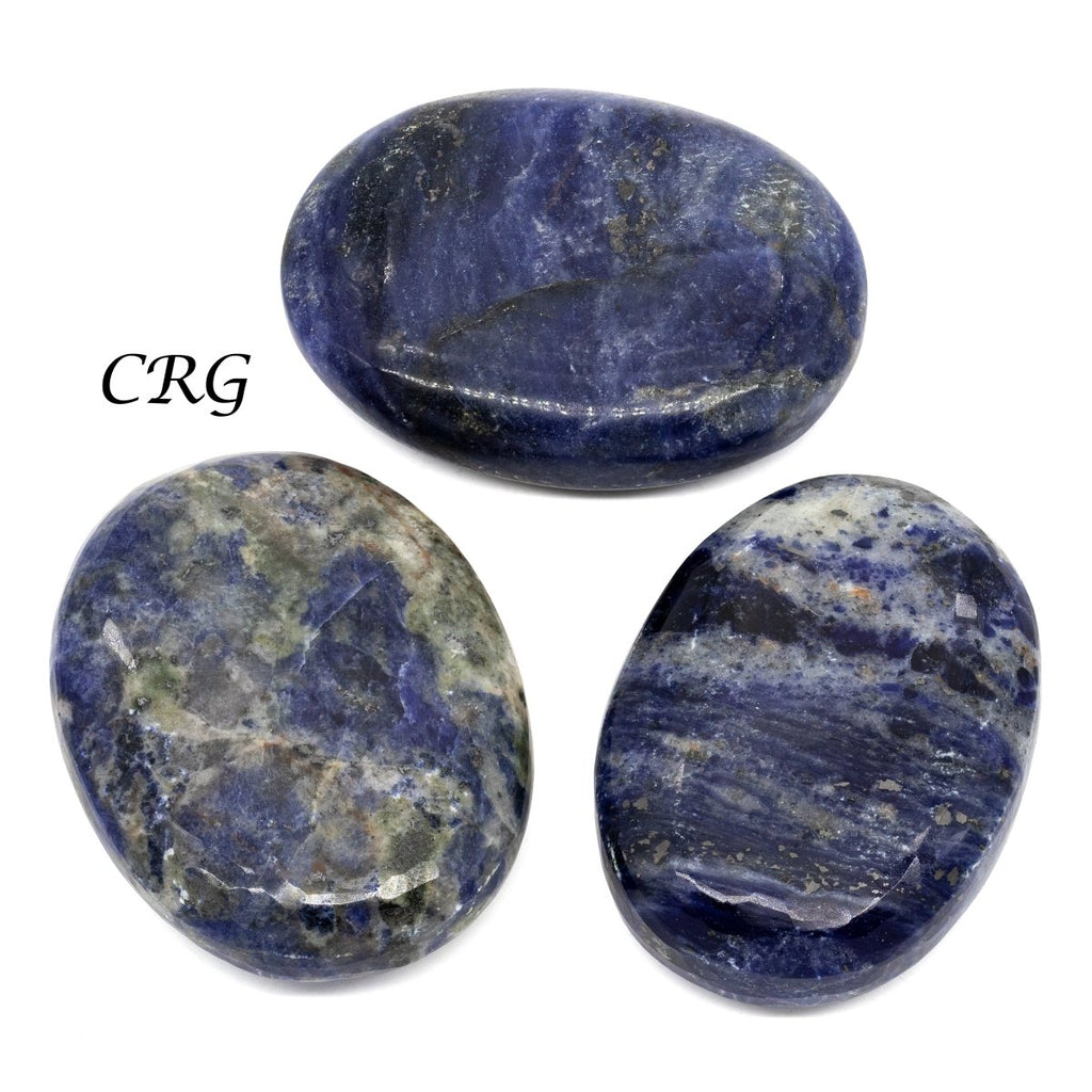 QTY 1 - Sodalite Palm Stone / 2" Avg