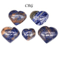 Sodalite Puffy Heart - 1"-1.5" - Qty 1