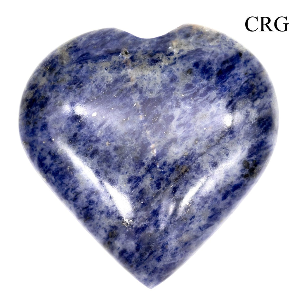 QTY 1 - Sodalite Puffy Heart / 2-4" AVG