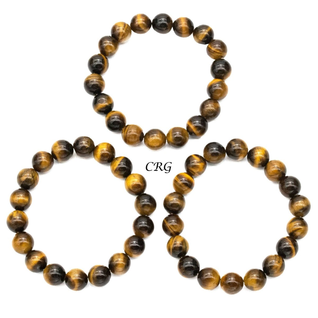 Tigers Eye Premium Bead Stretch Bracelet / 10 mm AVG