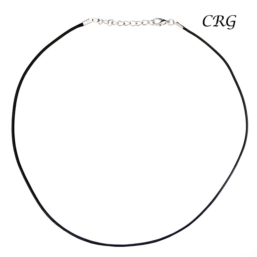 QTY 1 - Waxed Leather 1.5mm Chain Cord / 18"