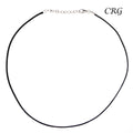 QTY 1 - Waxed Leather 1.5mm Chain Cord / 18"