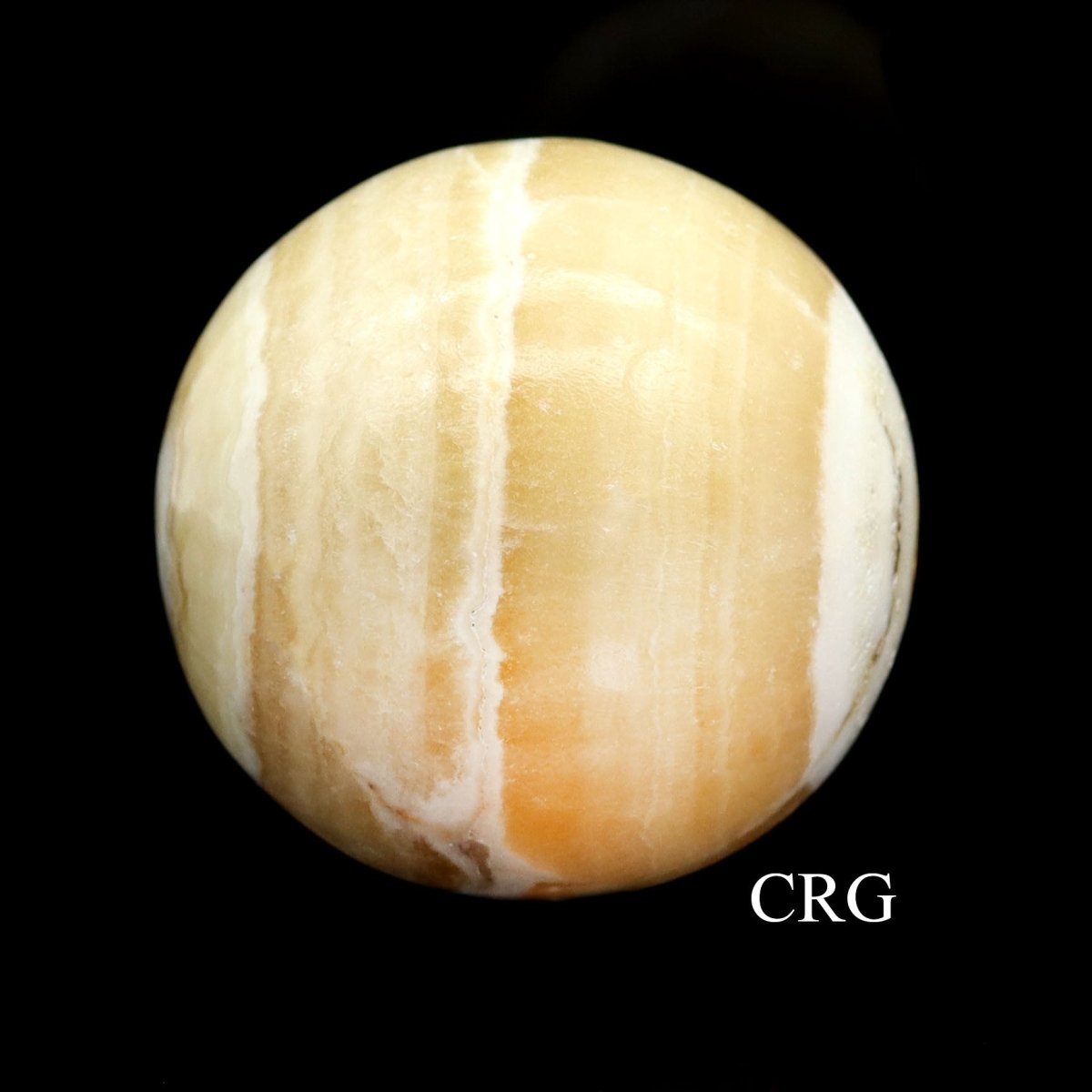 QTY 1 - Yellow Calcite Gemstone Sphere / 50-70mm AVG