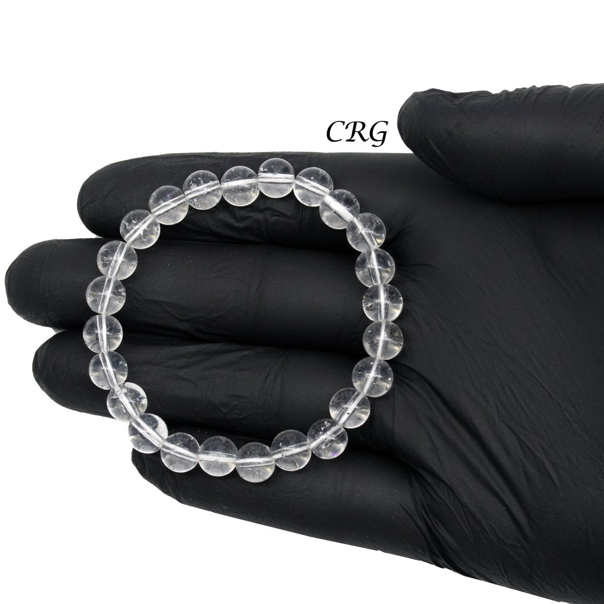 Quartz Tumbled Bracelet (1 Piece) Size 8 mm Crystal Bead Stretch Jewelry