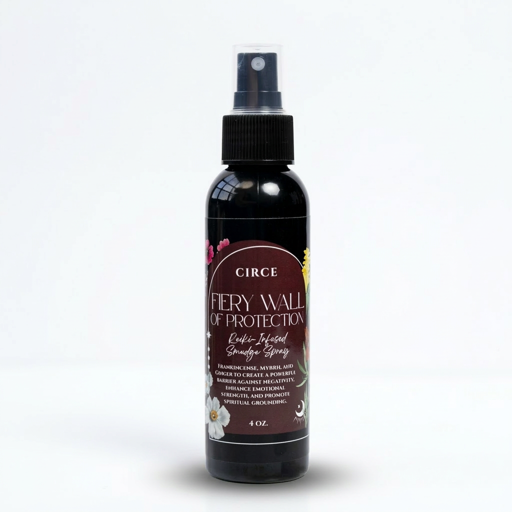 Fiery Wall  Of Protection Smudge Spray — Room & Body Mist