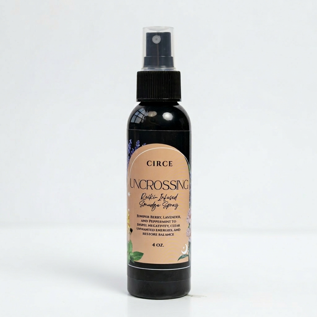 Uncrossing Smudge Spray – Energy Clearing & Spiritual Protection Mist | 4 oz
