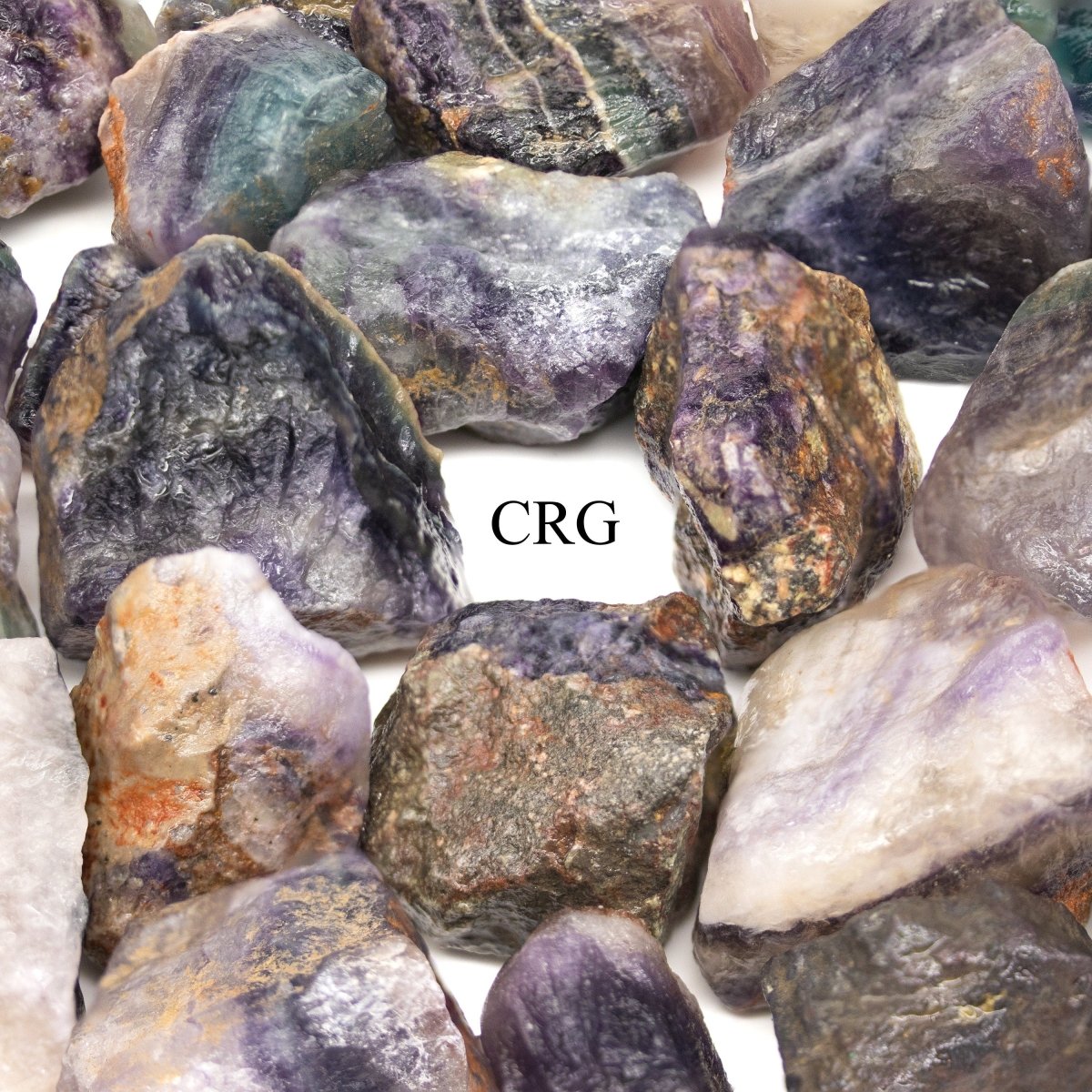 Rainbow Fluorite Rough from China 20 to 50mm