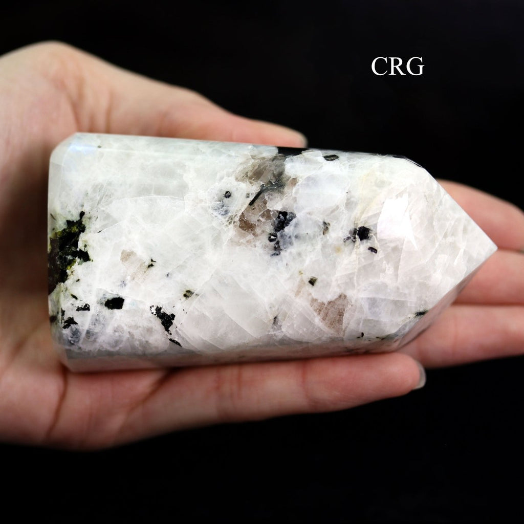 Rainbow Moonstone Full Polished Points (1 Kilogram) Size 1.5 to 3 Inches Crystal Gemstone Towers