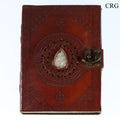 Rainbow Moonstone Leather Notebook / 6.7" x 4.7"