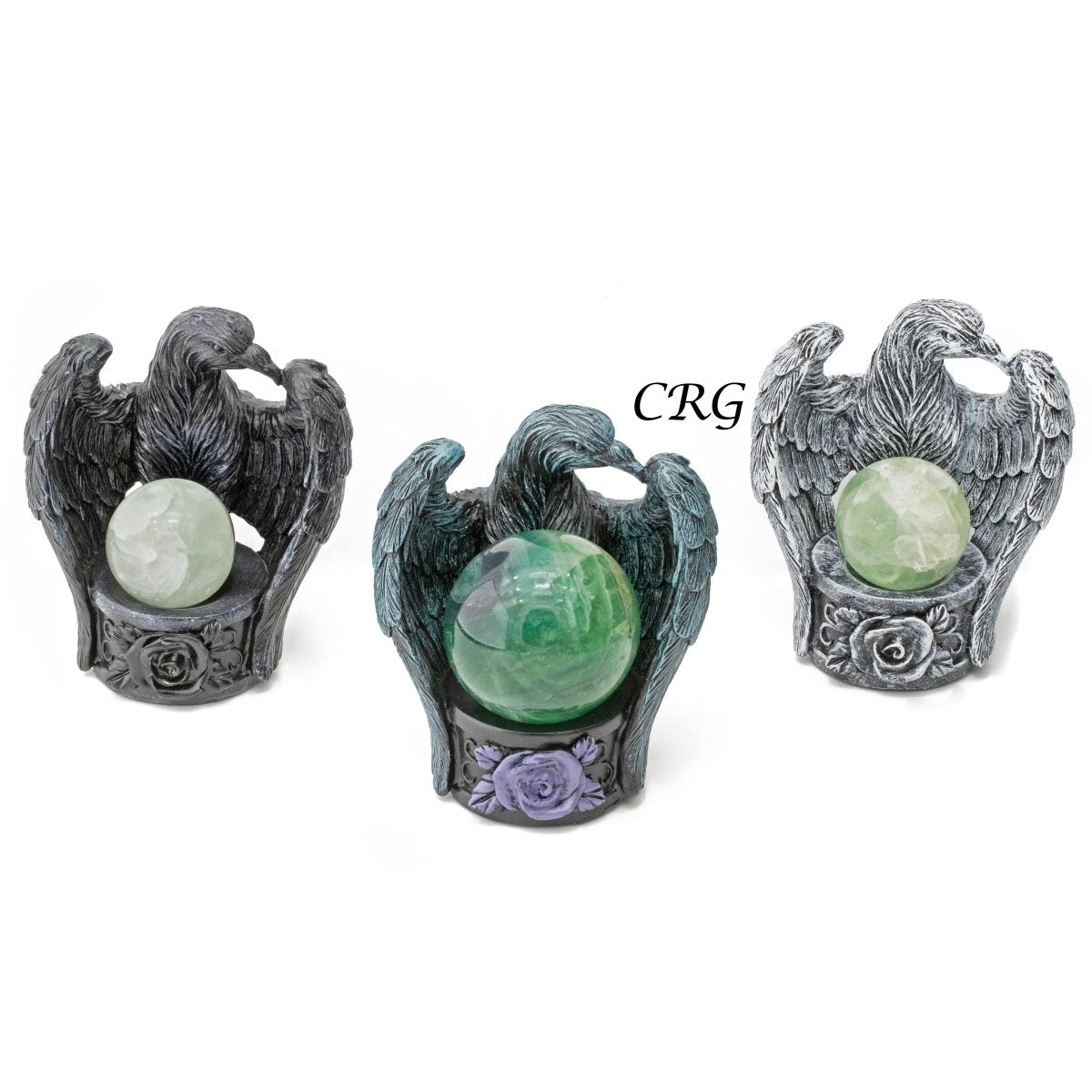 Raven Sphere Stand Set of 3