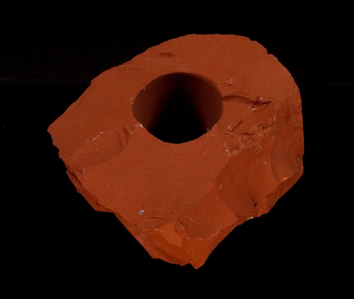 Red Jasper Rough Tea Light Candle Holder qty-1