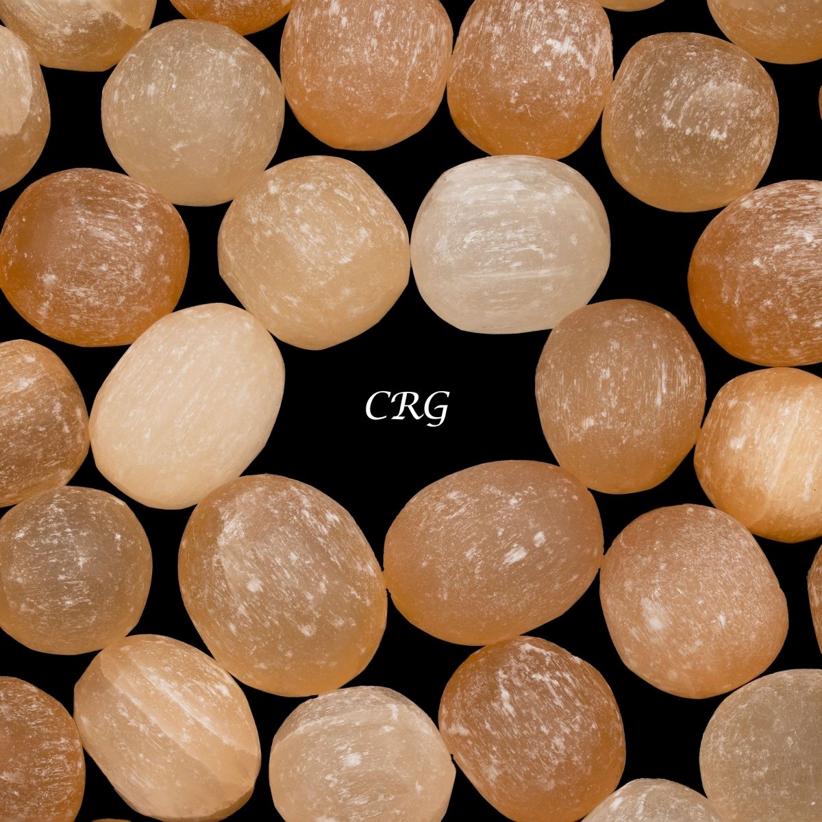 Red Selenite Hand Carved Tumbled  25 to 50 mm (12 Pieces)