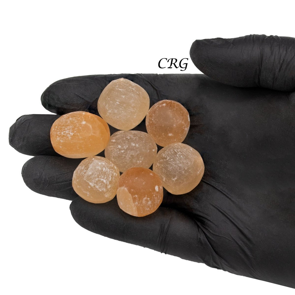 Red Selenite Hand Carved Tumbled  25 to 50 mm (12 Pieces)