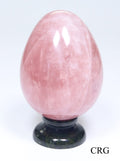 Rose Quartz Madagascar "Top Red" Gemstone Egg (1 Piece) Size 50 to 60 mm Crystal Shape