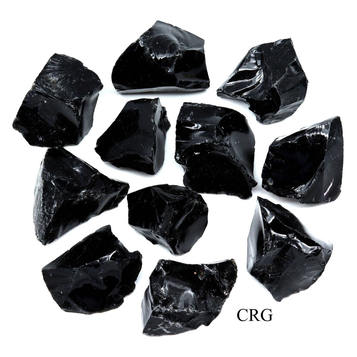 Rough Mexican Obsidian / 1-2" AVG - 1 KILO LOT