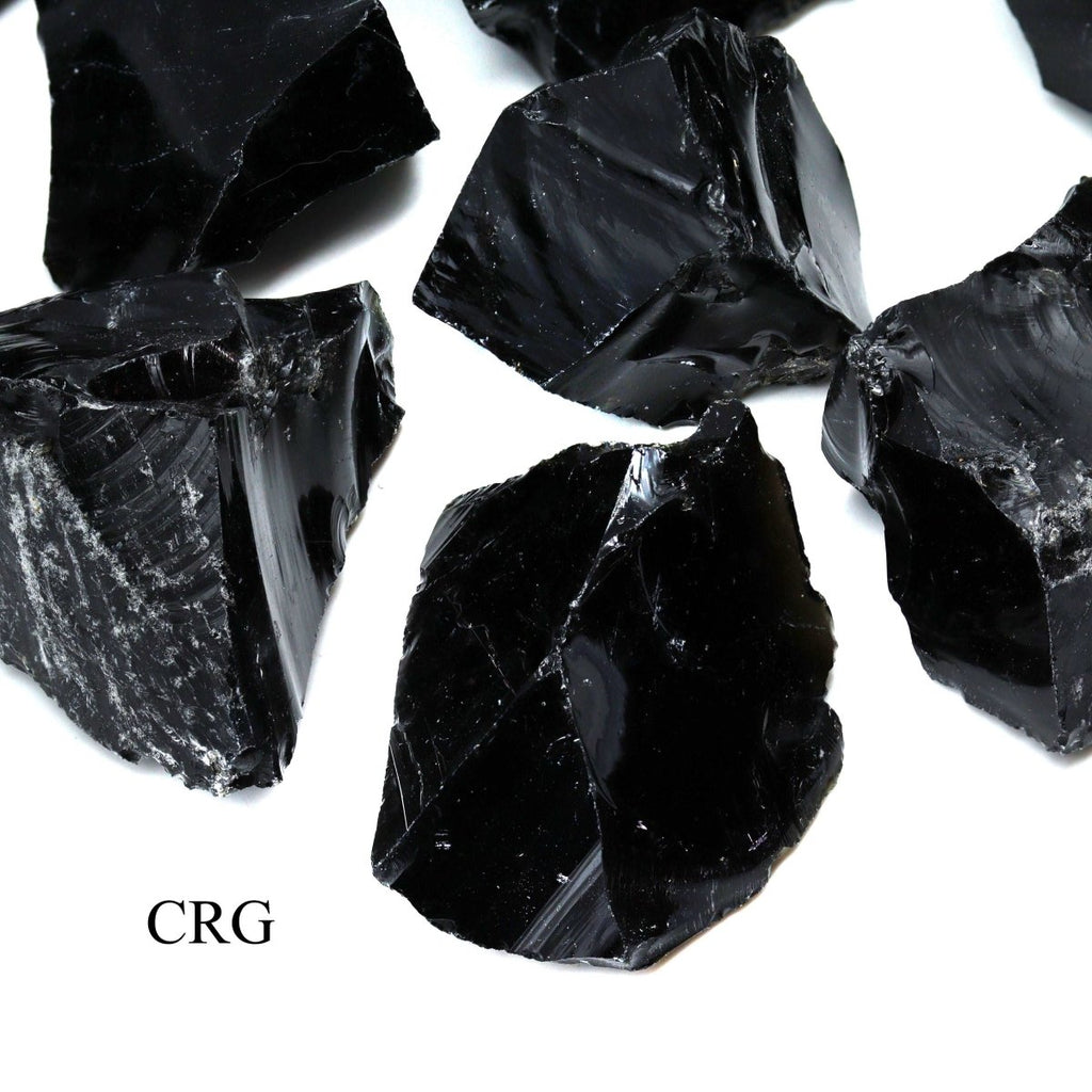 Rough Mexican Obsidian / 1-2" AVG - 1 KILO LOT