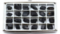 Rough Black Tourmaline Boxed Flat (24 Pieces) (1 to 1.5 Inches) Bulk Wholesale Crystals Minerals Gemstones