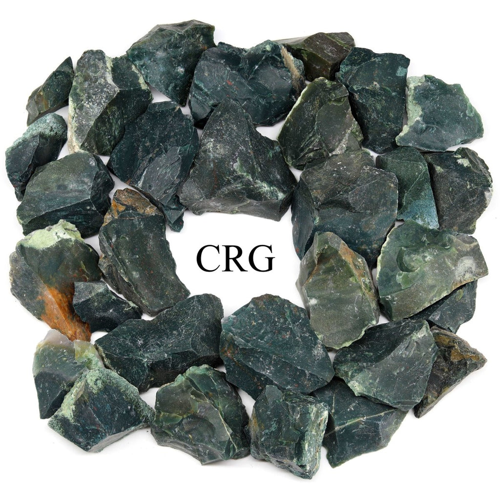 Rough Bloodstone  1 - 2 Inches (1 KILO LOT)