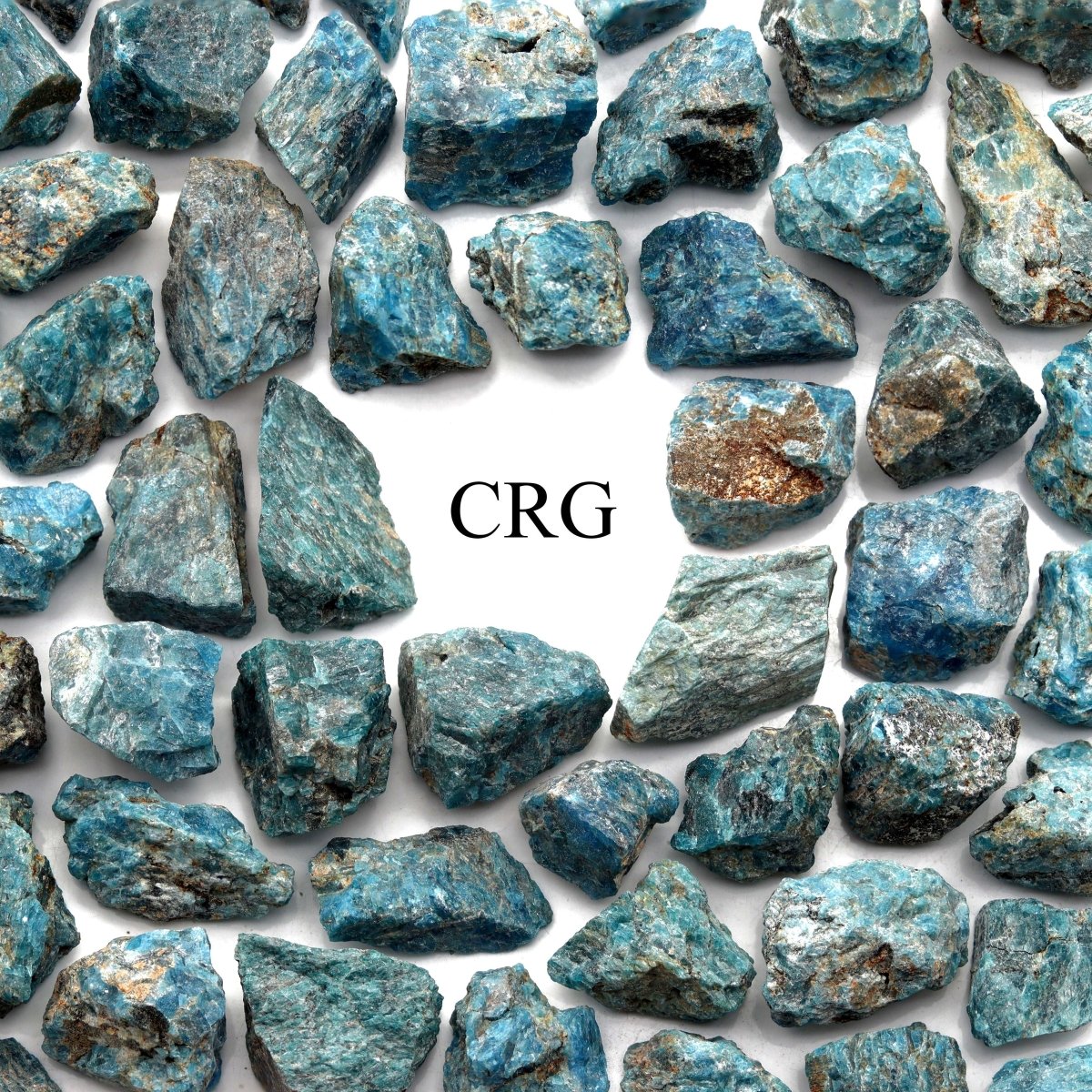 Rough Blue Apatite / 1-2" AVG - 1 KILO LOT