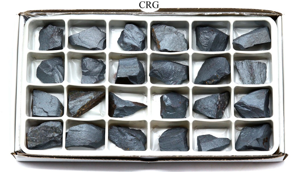 Rough Hematite / 24 PC. WHOLESALE FLAT