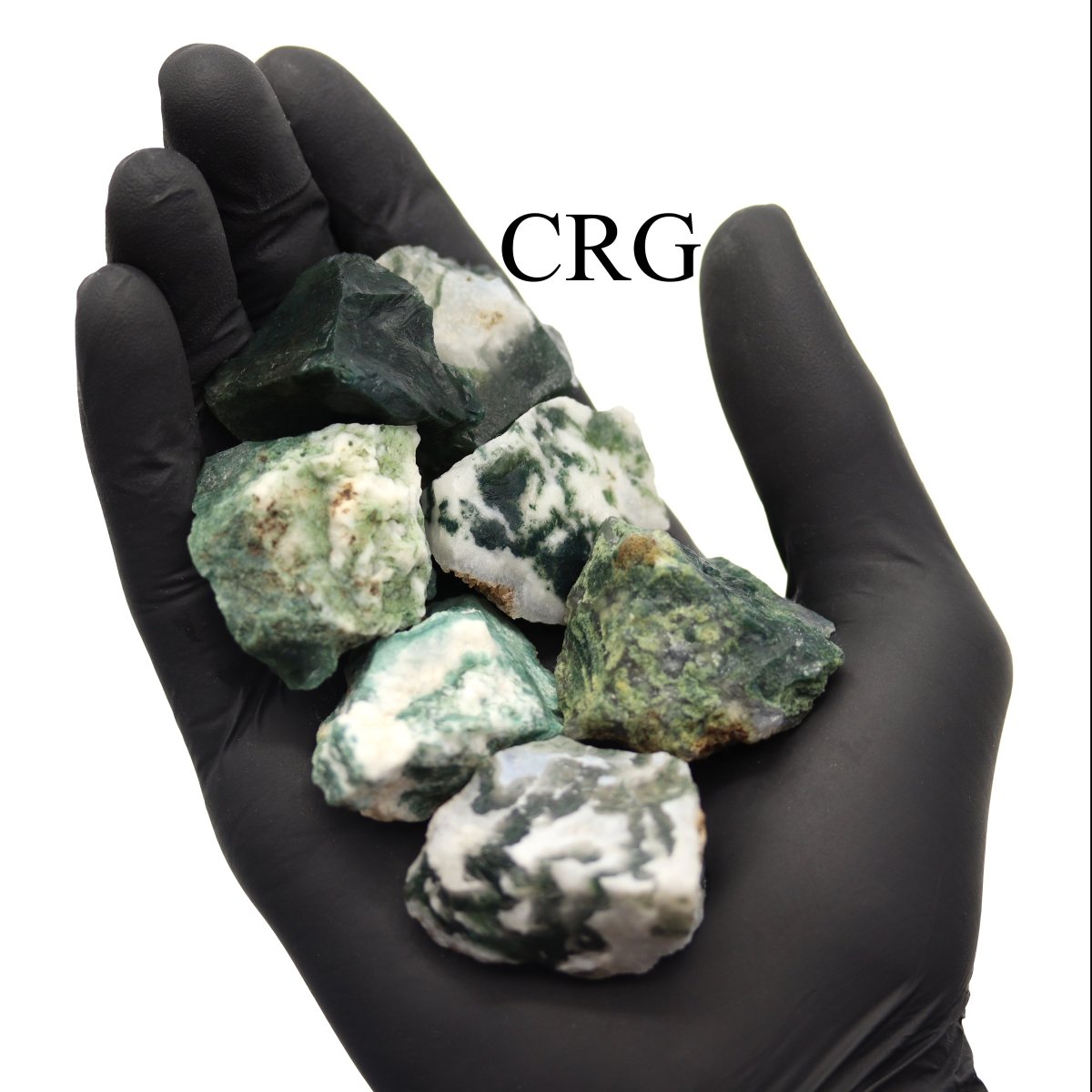 Rough Moss Agate / 25-40mm AVG - 1 KILO LOT