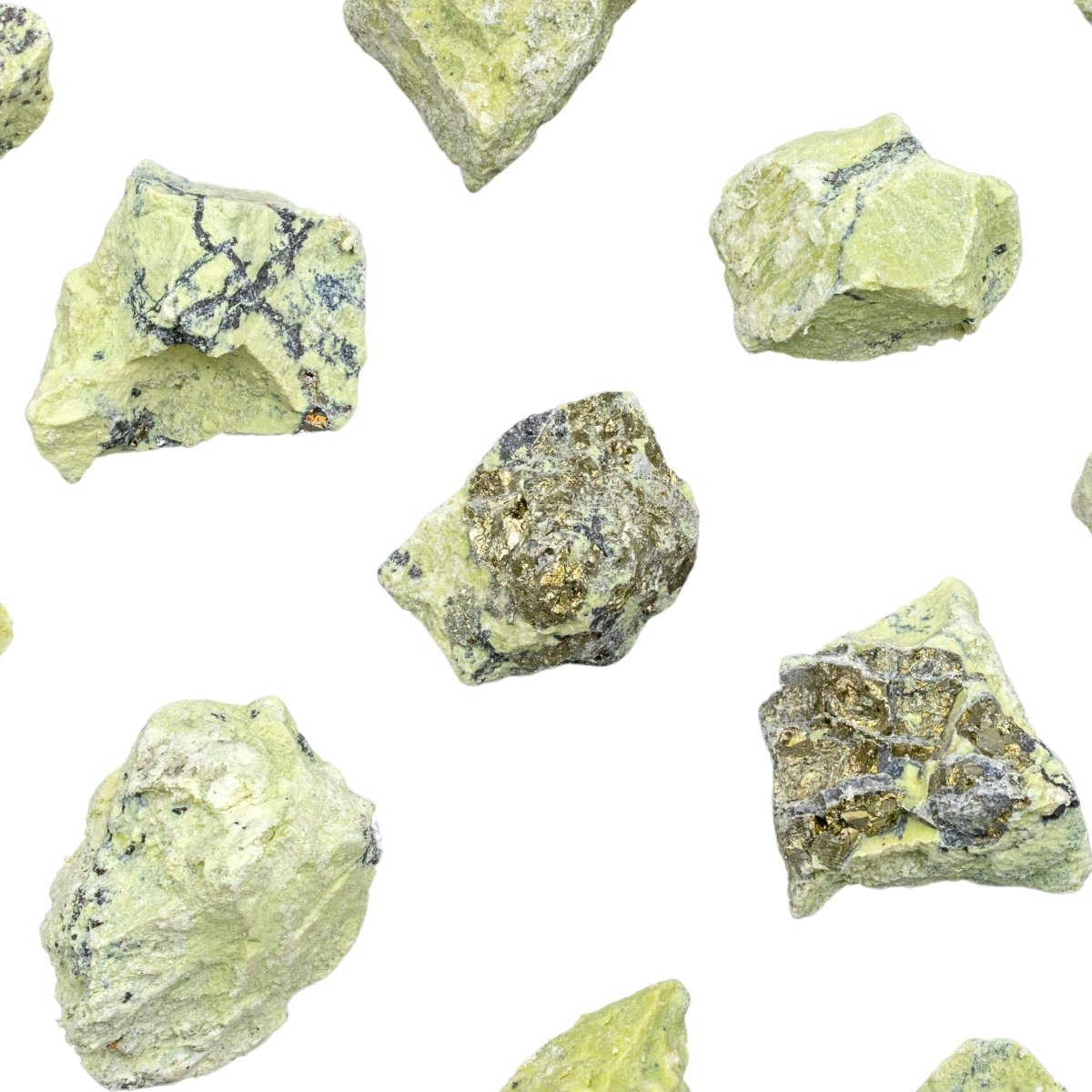 Rough Serpentine Boxed Flat (24 Pieces) (1 to 1.5 Inches) Bulk Wholesale Crystals Minerals Gemstones