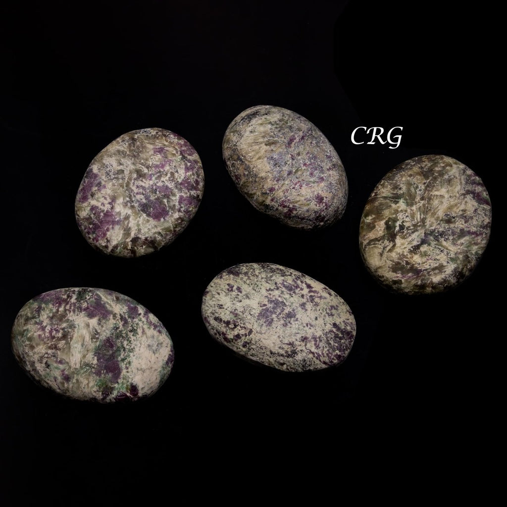 Ruby Fuchsite Cabochons (75 Grams) Mixed Sizes Bulk Wholesale Lot Crystal Minerals