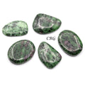 Ruby Zoisite Cabochons (75 Grams) Mixed Sizes Bulk Wholesale Lot Crystal Minerals