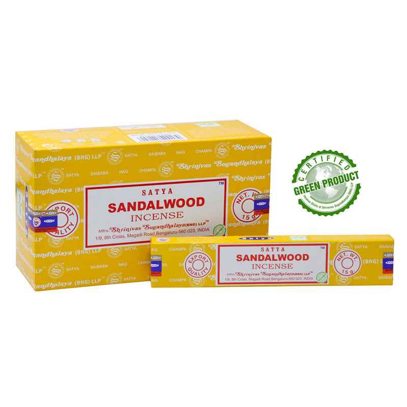 Sandalwood Incense 15 Gms - Satya