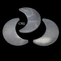 Selenite Crescent Moon Plate 14cm (1 Piece)