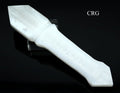 Selenite Engraved Flat Knife (1 Piece) Size 9.5 to 10 Inches Crystal Gemstone Dagger