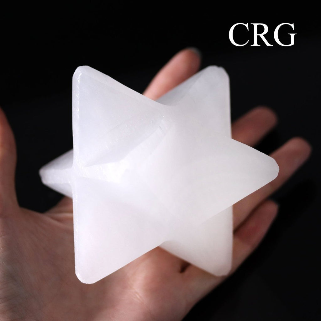 Selenite Merkaba Star 2 to 3 inch (1 Piece)