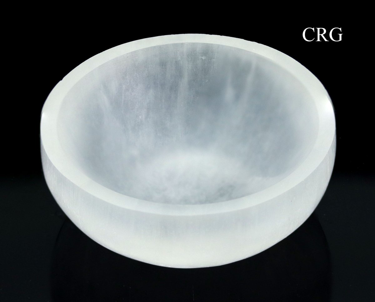 Selenite Round Bowl 8cm (1 Piece)
