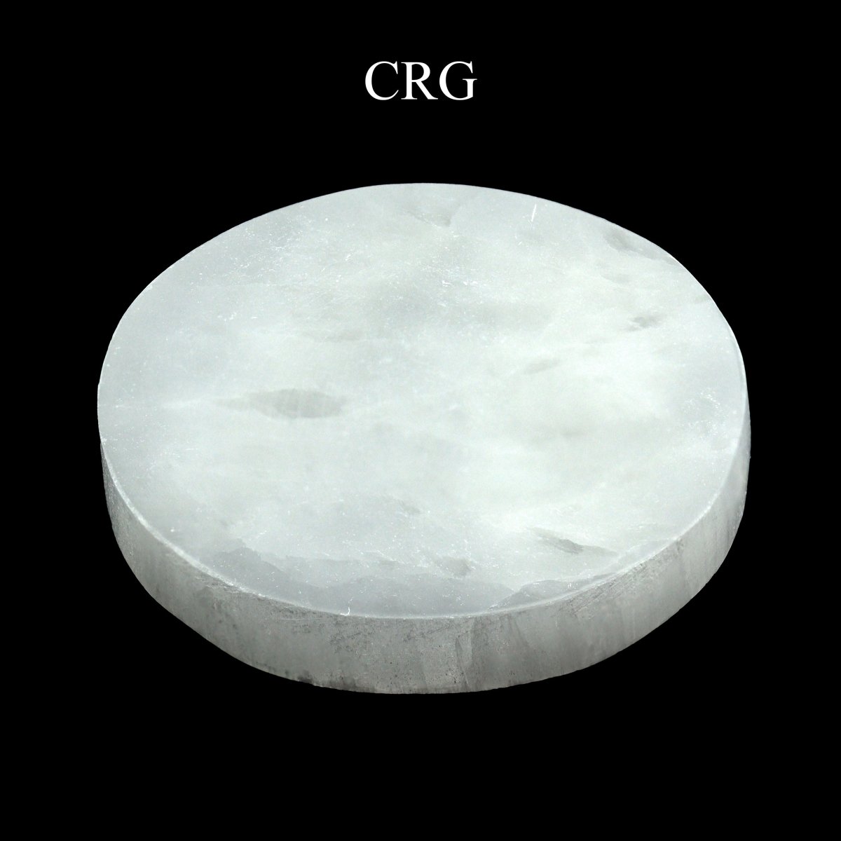Selenite Round Plate 10cm (1 Piece)