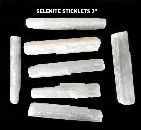 Selenite Small Sticklette Rough 2.75 to 3 inches (1 Piece)