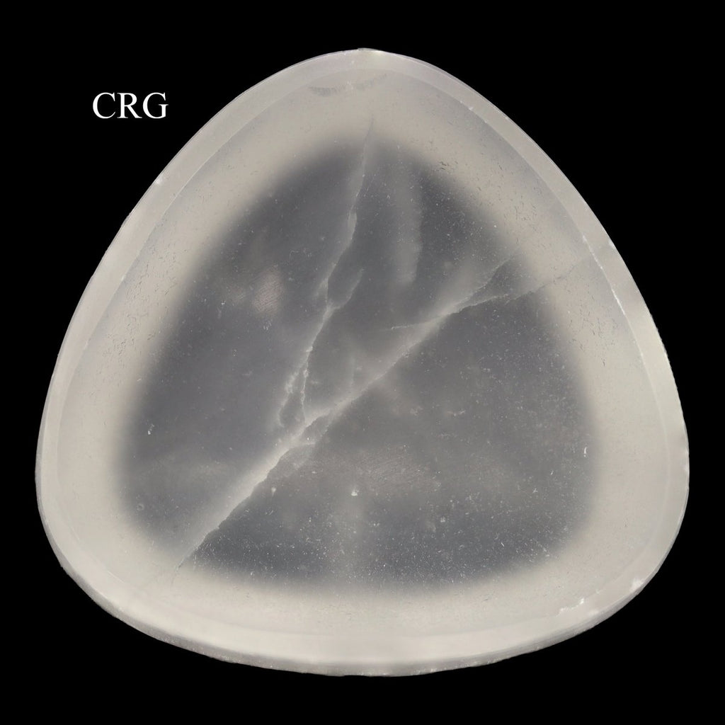 Selenite Triangle Bowl - 8 cm - QTY 1