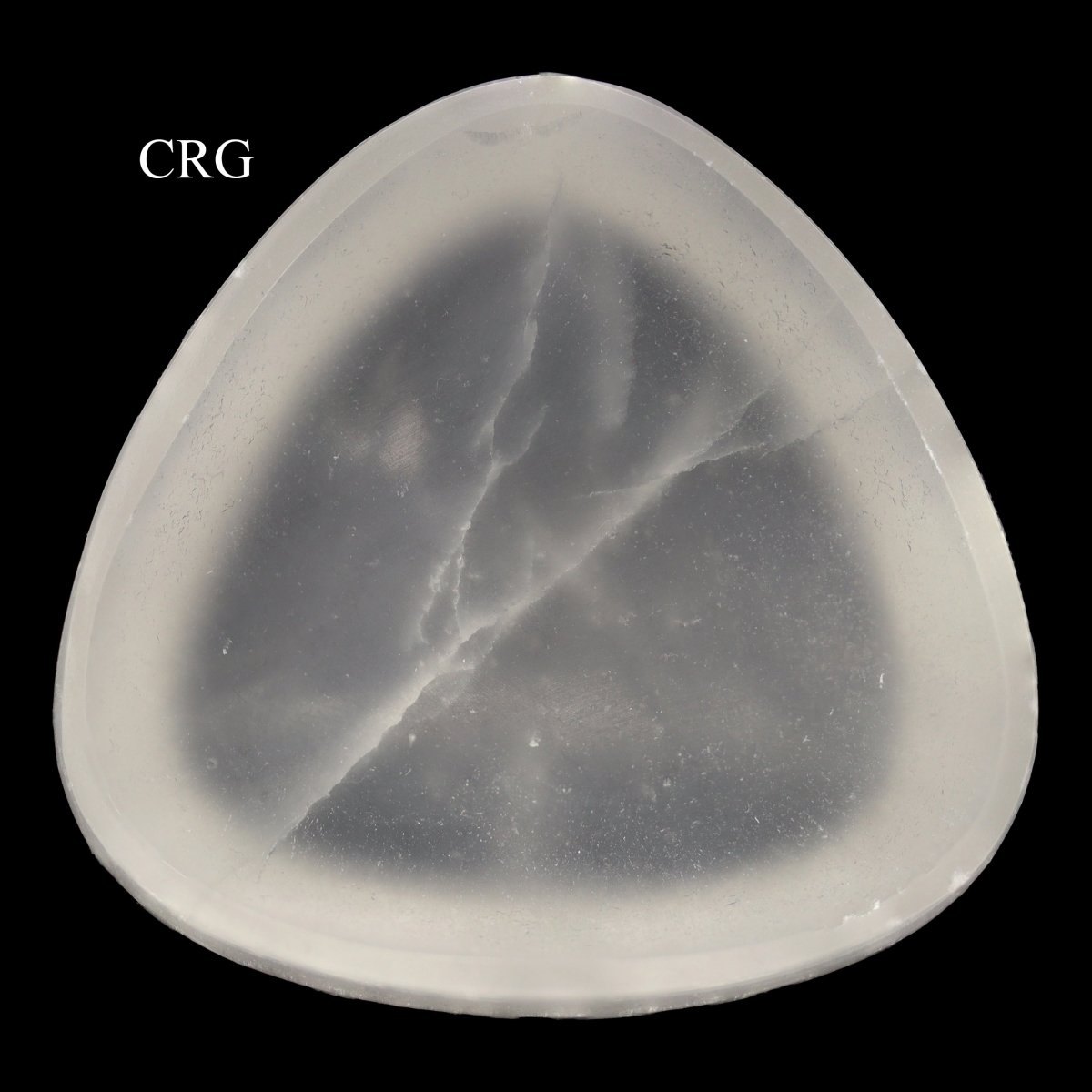 Selenite Triangle Bowl - 8 cm - QTY 1