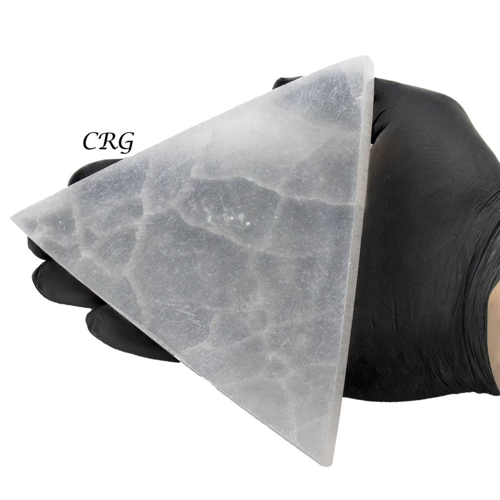 Selenite Triangle Plate 14cm (1 Piece)