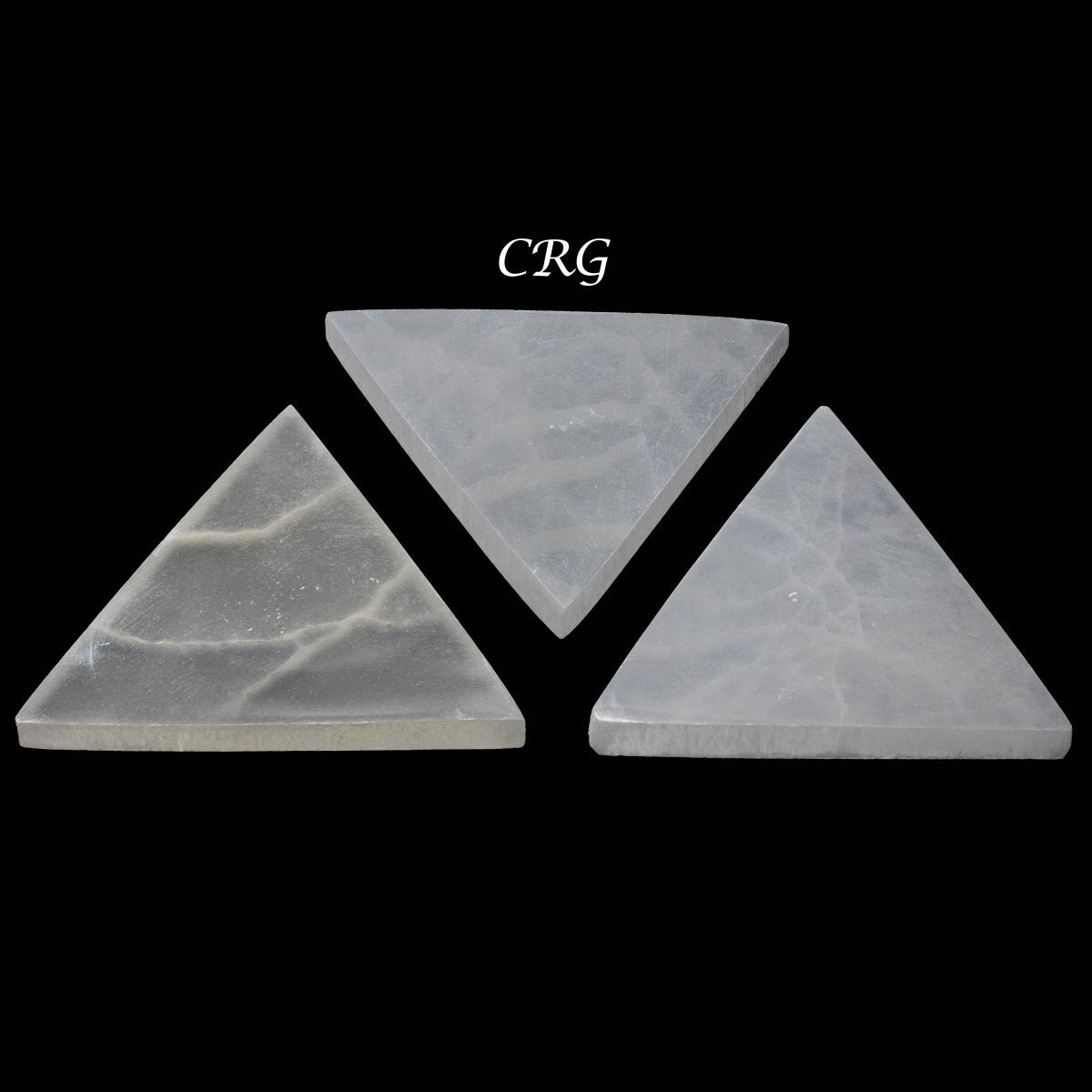 Selenite Triangle Plate 14cm (1 Piece)